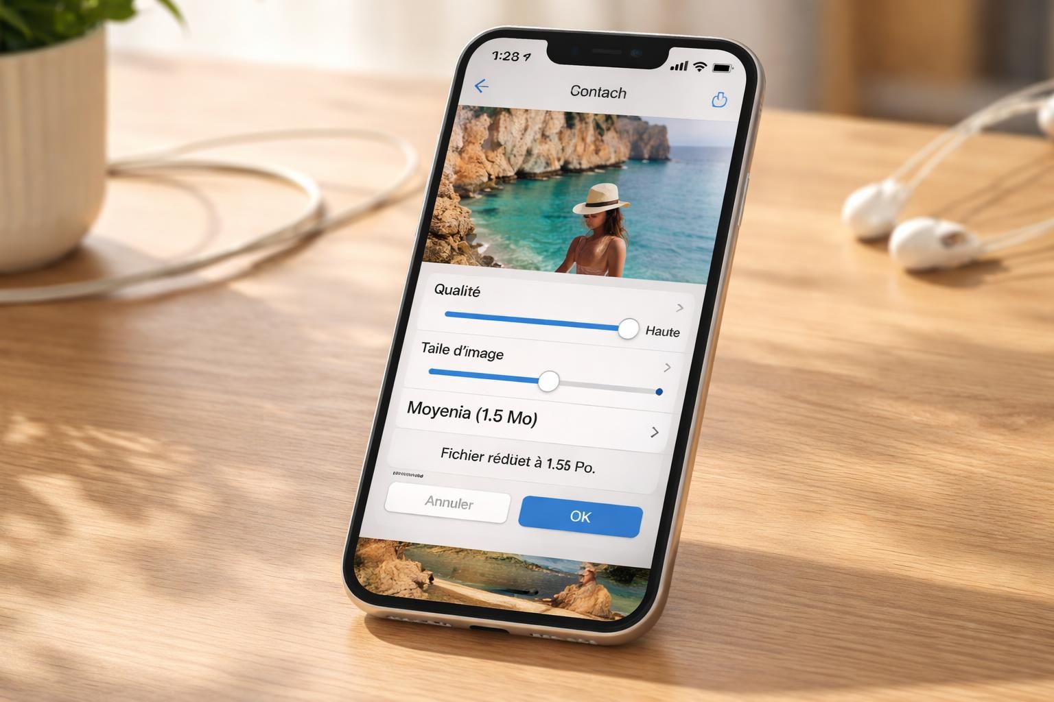 découvrez comment compresser facilement une photo sur iphone pour réduire sa taille et l'envoyer rapidement par message ou email.