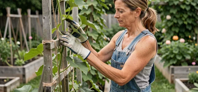 Astuces et conseils pour réussir la culture verticale du butternut au jardin